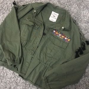 BERSHKA GREEN JACKET